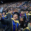 Graduates taking a selfie